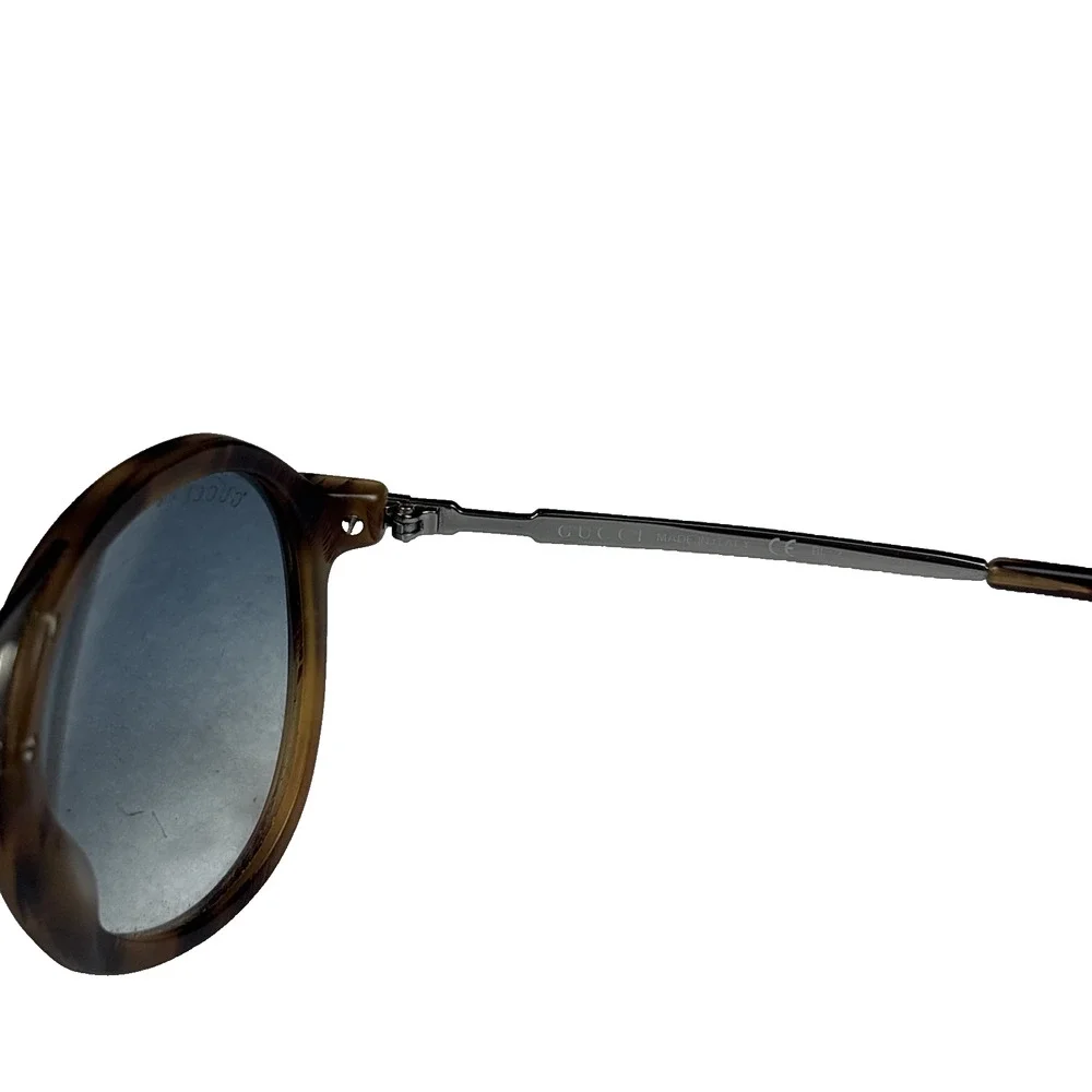 GUCCI GG0015S TORTOISE BROWN AVIATOR SUNGLASSES WITH CASE ITALY